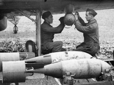 Hurricane Bombs Being Loaded