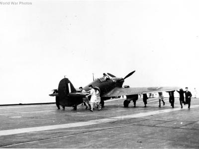 Hurricane aboard HMS Furiou