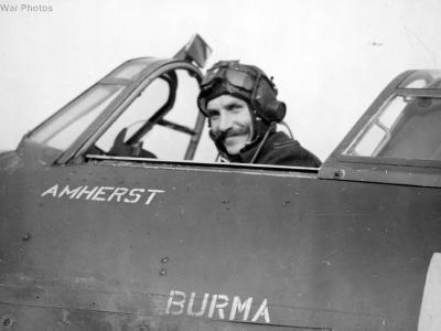 Hurricane pilot 257 Sqn SLdr Soper