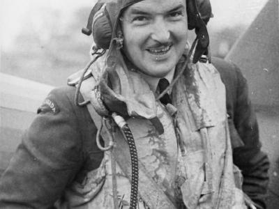 Hurricane pilot Ernest A. "Ernie" McNab