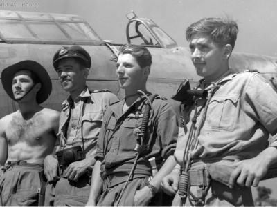 Hurricane pilots 28 Sqn