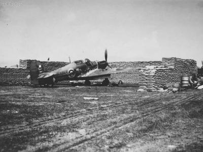Hawker Hurricane revetment Larissa