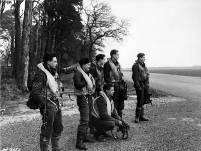 Hurricane pilots of No. 402 Squadron RAF