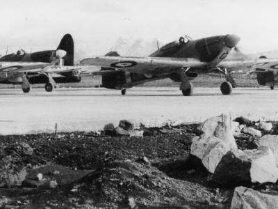 Hurricane II 1423 Flight Kaldarnes Iceland