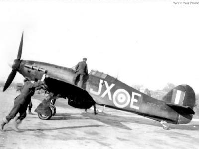 Hurricane Mk IIB BE581 JX-E