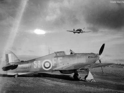 Hurricane Z5227 53-FE of No 81 Squadron RAF
