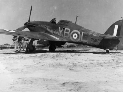 Hurricane YB-L Z5628 of No. 17 Squadron RAF