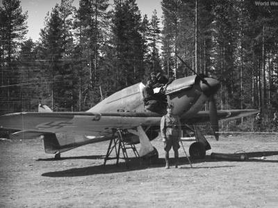 Finnish Hurricane of the Lentolaivue 10 1941