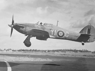 Sea Hurricane V7438 of the 759 Squadron, Yeovilton 1943