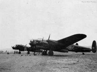 Avro Lancaster named The Saint