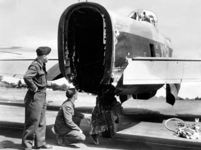 Damaged Lancaster