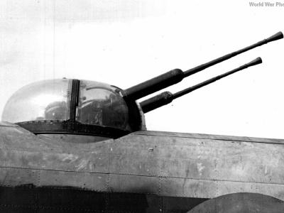 Bristol B.17 mid-upper turret with twin 20 mm Hispano cannon