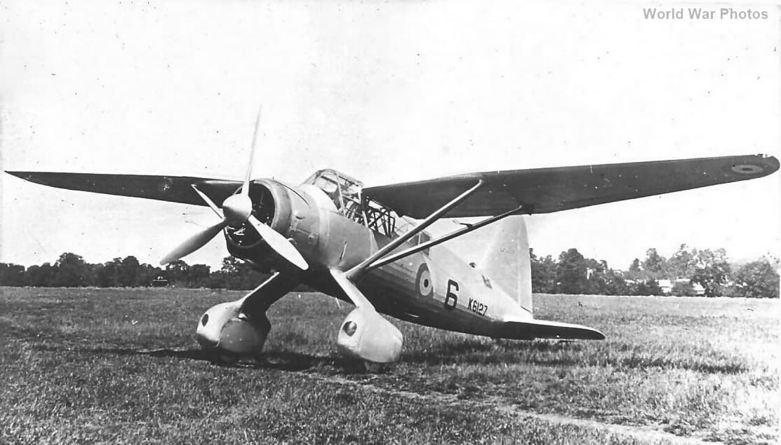 Westland Lysander Prototype K6127 6