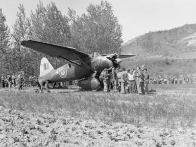 Lysander Mk IIIA V9707 of No. 148 Squadron Italy