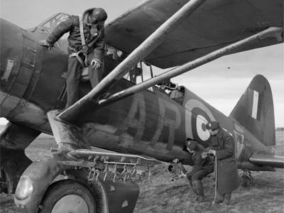 Polish Lysander V9437 AR-V of No. 309 Squadron RAF