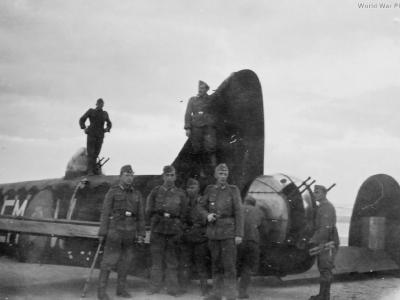 Avro Manchester L7380 EM-W of No. 207 Squadron RAF force-landed 2