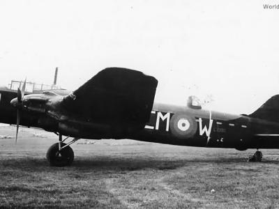 Manchester L7380 EM-W of No. 207 Squadron RAF