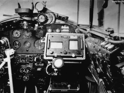 Cockpit of a Mosquito NF30 navigator side