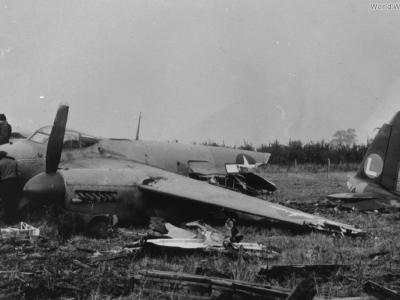 Crashed Mosquito of the 492nd BG 1945