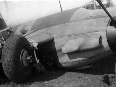 Crashed Mosquito B IV DK296