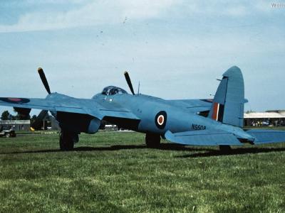 Mosquito PR XVI NS508 at Mount Farm airfield