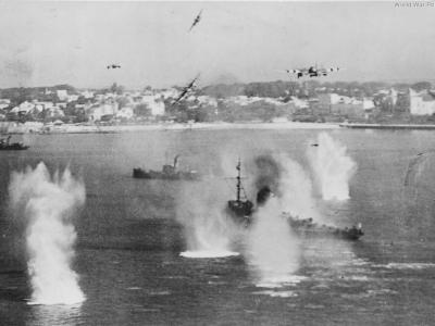 Mosquitoes attack ships off Gironde France ’44