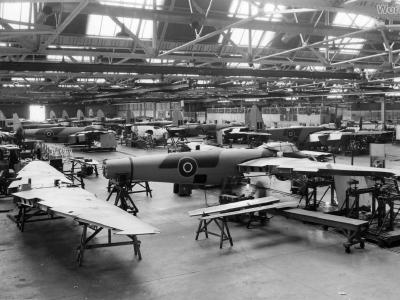 Mosquito under construction
