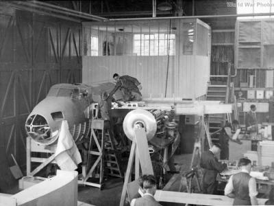 Mosquito under construction