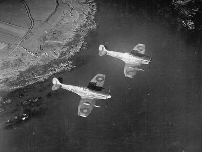 Seafire IIC MB312 of No 808 Squadron