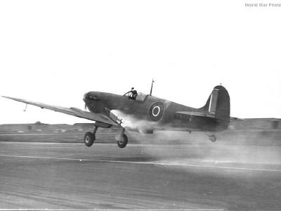 Seafire LIIc MB307 with RATOG