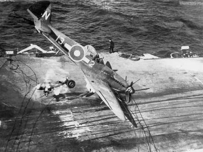 Supermarine Seafire Mk XV SR537 HMS Implacable