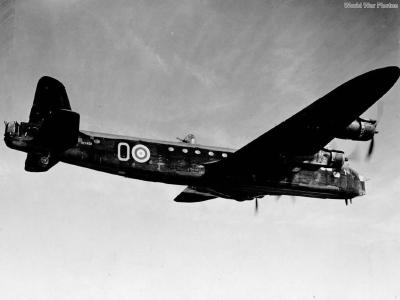 Stirling Mk I in flight