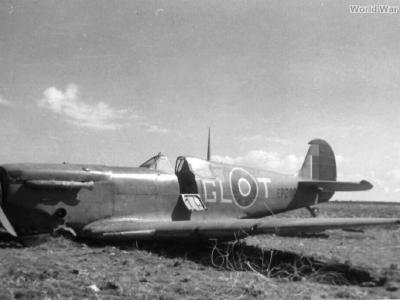 Crashed Spitfire Mk Vb