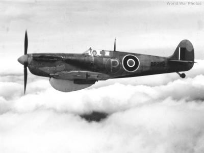 Spitfire Vc BR202 Prototype with extra tank