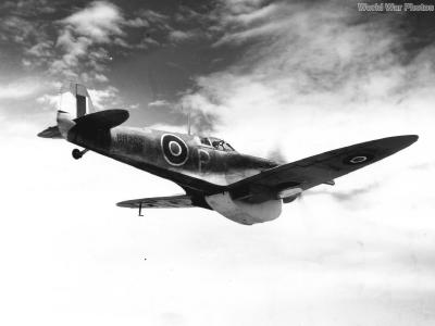 Spitfire Vc BR202 Prototype with extra tank