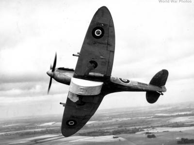 Spitfire Vc BR202 Prototype with extra tank