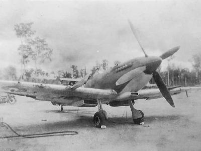 Australian RAAF Supermarine Spitfire MK.VIII on Pacific