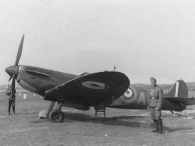 Captured Supermarine Spitfire Mk I