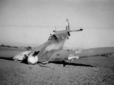 Crashed Spitfire of the RAAF