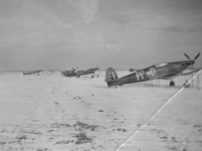 Pre D-Day Dummy Inflatable Aircraft Spitfire