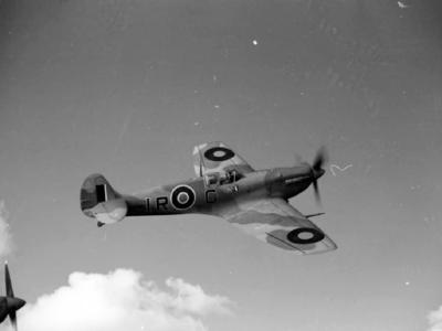 Spitfire LF Mk Vb in flight