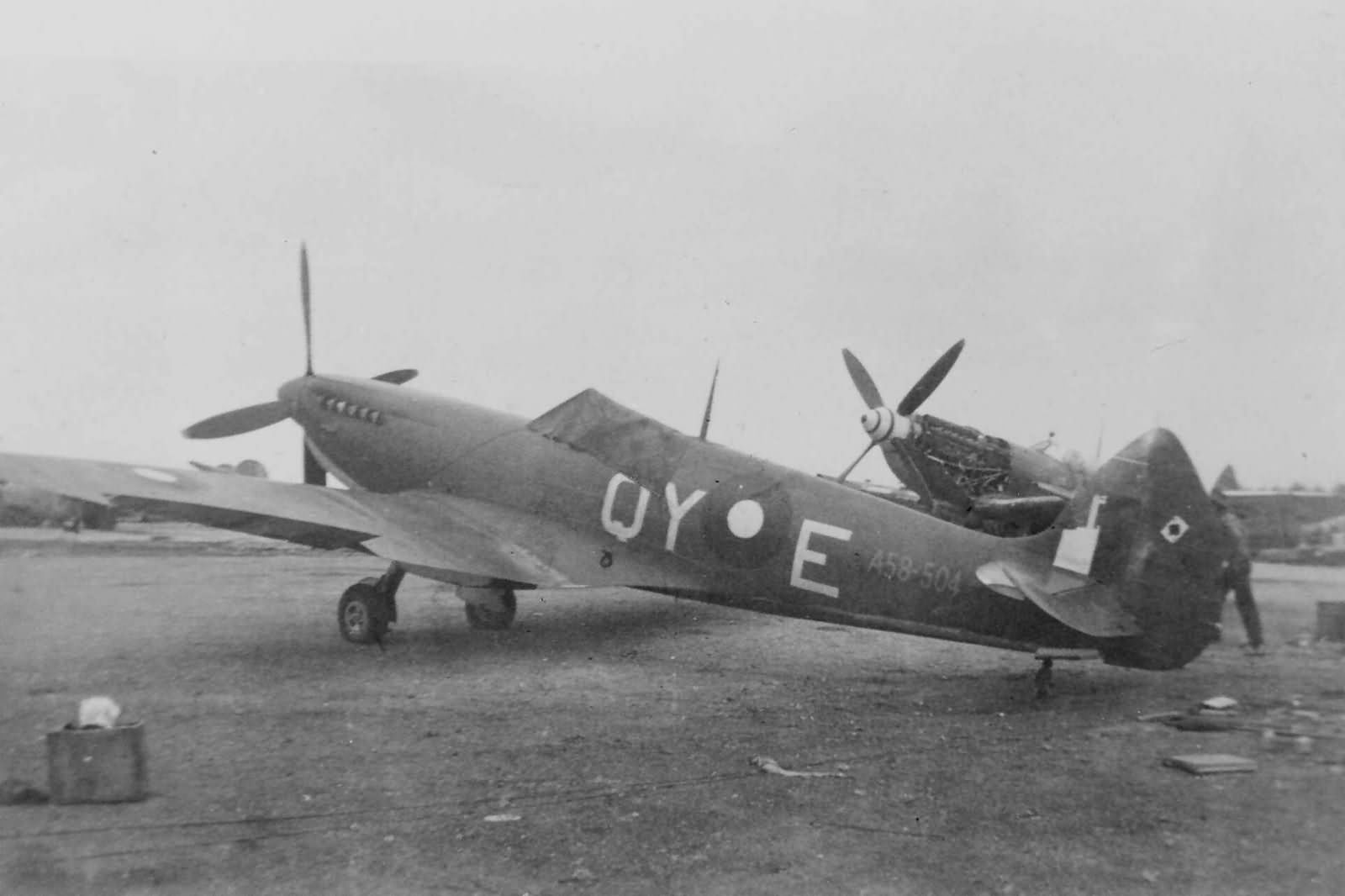 Supermarine Spitfire Mk VIII QY-E of No. 452 Squadron RAAF