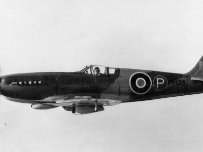 Spitfire Mk21 PP139 in flight
