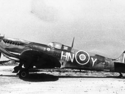 Spitfire HF IX RR239 HN-Y of No. 93 Squadron RAF