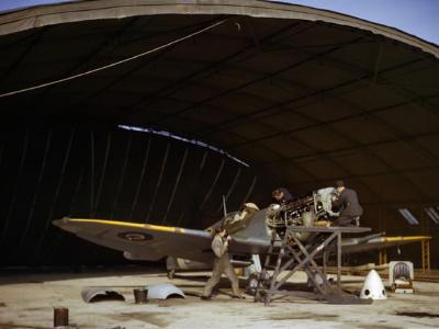 Spitfire Mk IX of No. 64 Squadron RAF