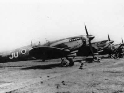 Spitfire Mk IXe JU-F PV270 of No. 11 Squadron RAF
