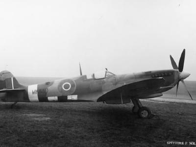 Spitfire Mk XVI MK850 at Boscombe Down