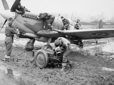 Spitfire Mk XVIe RR255 9N-Y No. 127 Squadron RAF at Grimbergen 1944
