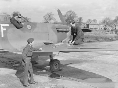 Polish Spitfire Mk VB of No. 303 Squadron RAF