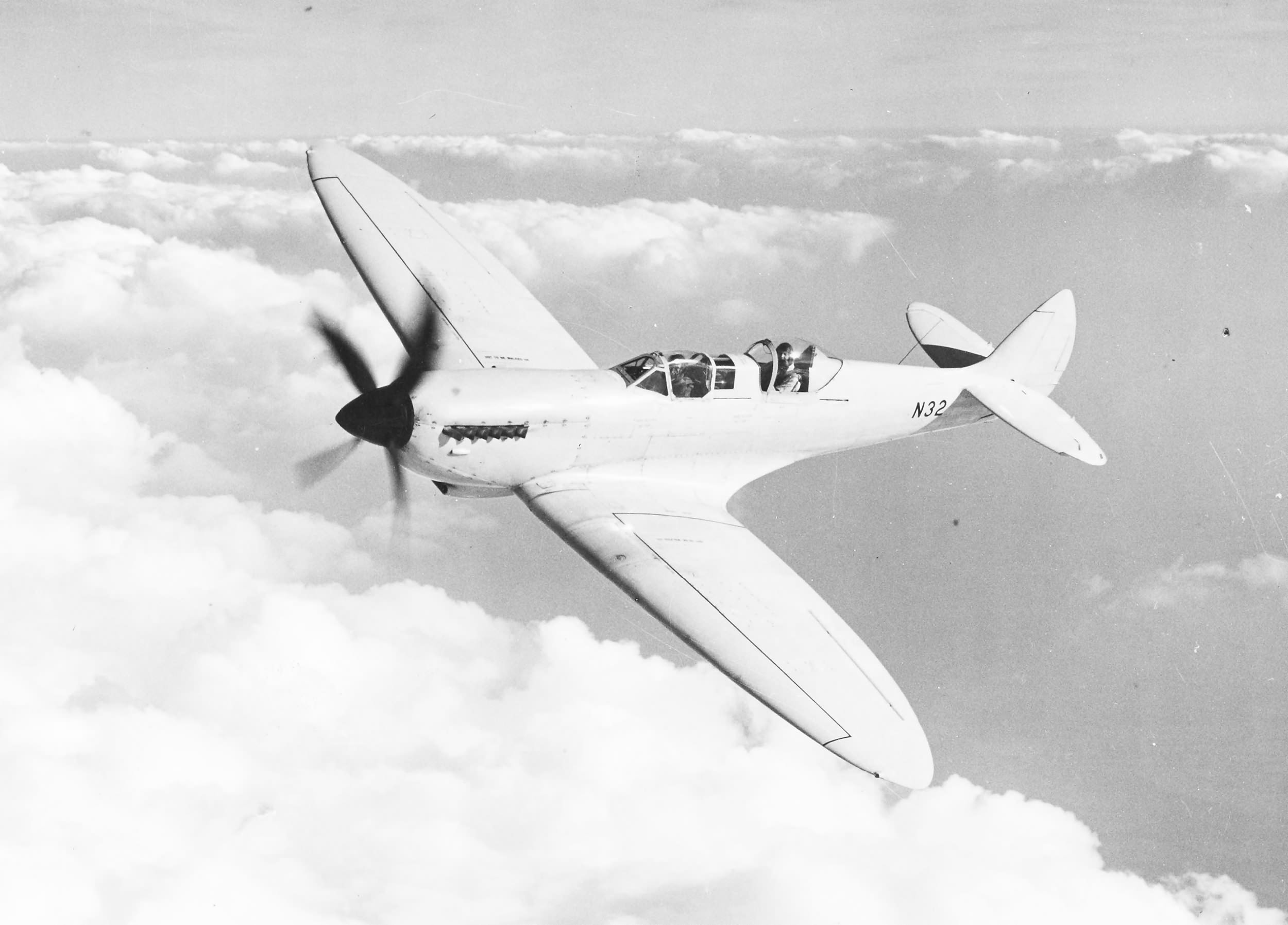 Spitfire VIII N32 prototype trainer 1946